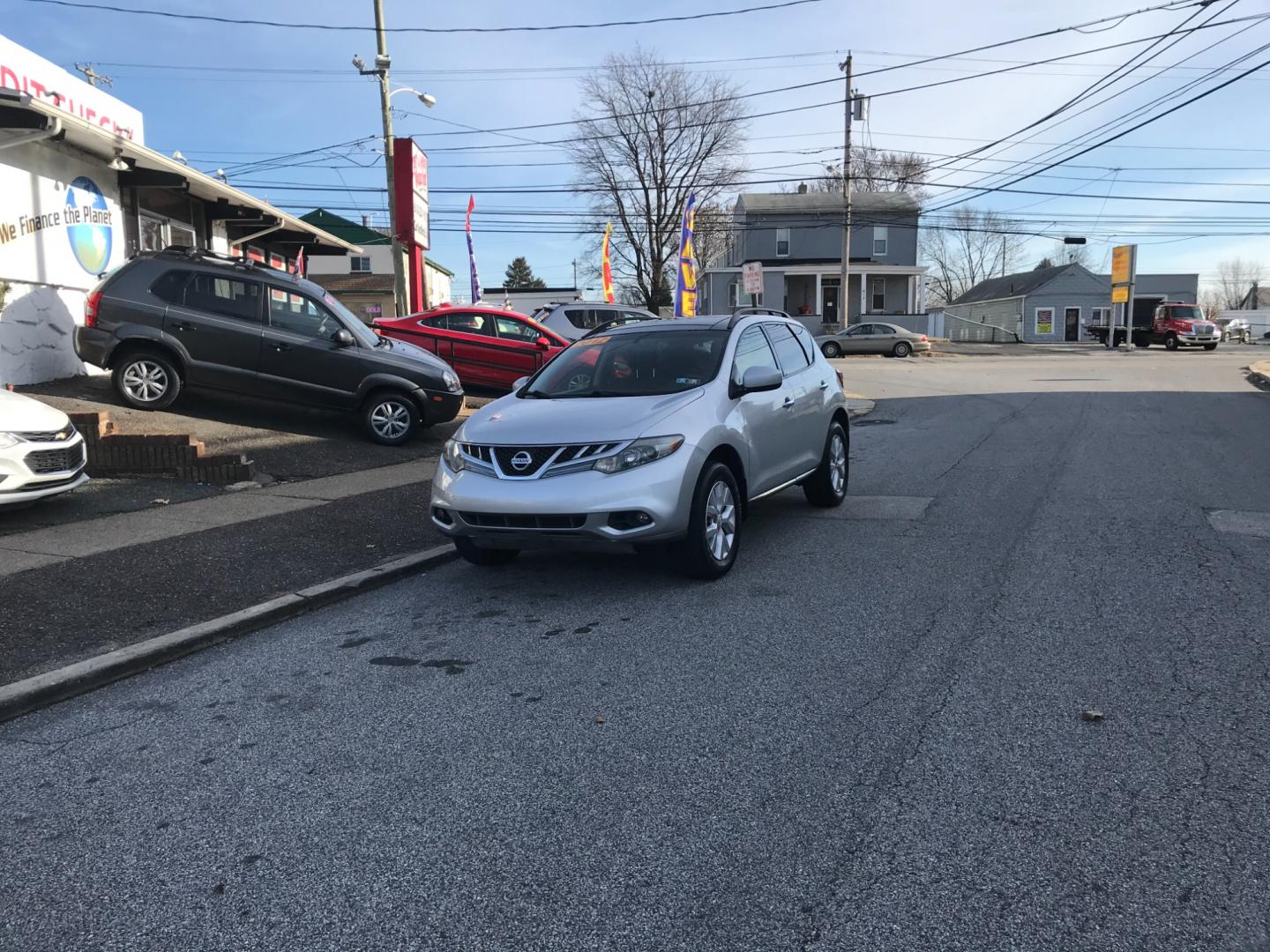 2012 Silver /Gray Nissan Murano SV (JN8AZ1MW9CW) with an 3.5 V6 engine, Automatic transmission, located at 577 Chester Pike, Prospect Park, PA, 19076, (610) 237-1015, 39.886154, -75.302338 - Photo#1